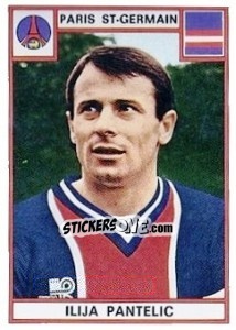 Sticker Ilija Pantelic - Football France 1975-1976 - Panini