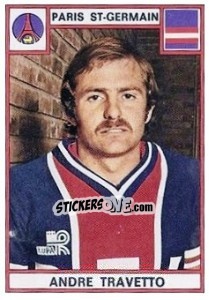 Sticker Andre Travetto - Football France 1975-1976 n. 232 - Panini