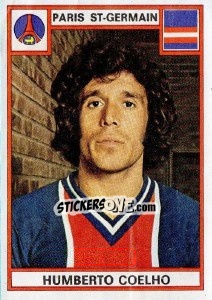 Figurina Humberto Coelho - Football France 1975-1976 - Panini