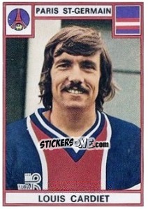 Sticker Louis Cardiet - Football France 1975-1976 n. 234 - Panini