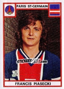 Sticker Francis Piasecki - Football France 1975-1976 - Panini