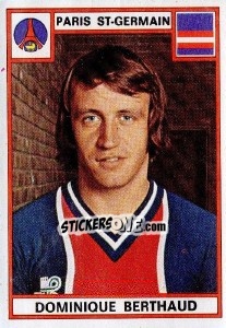 Figurina Dominique Bertaud - Football France 1975-1976 - Panini