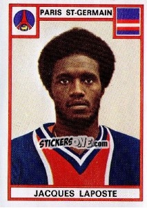 Figurina Jacques Laposte - Football France 1975-1976 - Panini