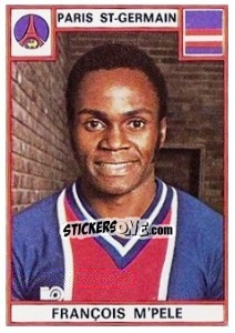 Sticker Francois M'Pele - Football France 1975-1976 n. 238 - Panini