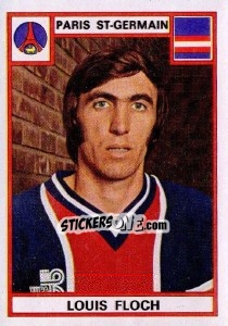 Figurina Louis Floch - Football France 1975-1976 - Panini