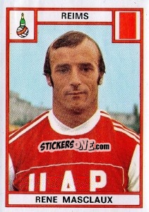Figurina Rene Masclaux - Football France 1975-1976 - Panini