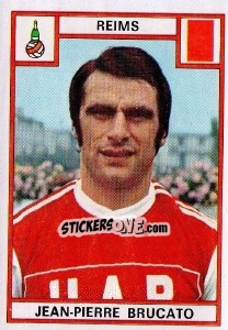 Sticker Jean-Pierre Brucato - Football France 1975-1976 - Panini