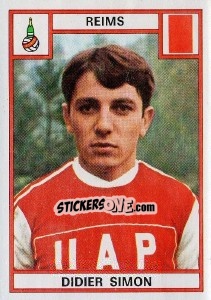Sticker Didier Simon - Football France 1975-1976 n. 253 - Panini