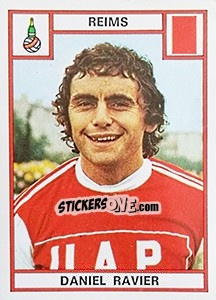 Sticker Daniel Ravier - Football France 1975-1976 - Panini