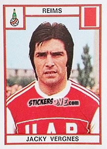 Sticker Jacky Bergnes - Football France 1975-1976 - Panini