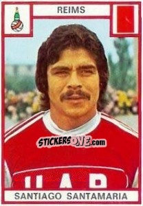Sticker Santiago Santamaria - Football France 1975-1976 n. 258 - Panini