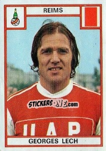 Cromo Georges Lech - Football France 1975-1976 - Panini