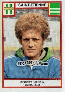 Sticker Robert Herbin - Football France 1975-1976 - Panini