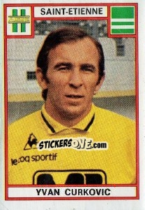 Sticker Yvan Curkovic - Football France 1975-1976 n. 262 - Panini
