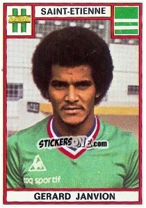 Figurina Gerard Janvion - Football France 1975-1976 - Panini