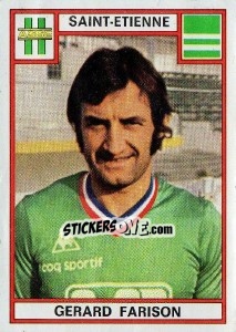 Sticker Gerard Farison - Football France 1975-1976 - Panini