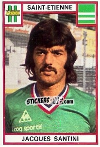 Sticker Jacques Santini - Football France 1975-1976 n. 273 - Panini