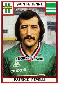 Sticker Patrick Revelli - Football France 1975-1976 - Panini