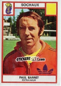 Figurina Paul Barret - Football France 1975-1976 - Panini