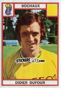 Cromo Didier Dufour - Football France 1975-1976 - Panini
