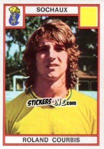 Sticker Roland Courbis - Football France 1975-1976 - Panini