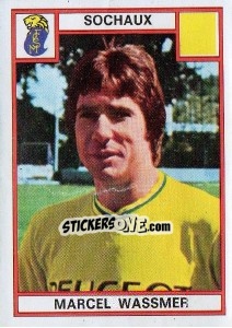 Cromo Marcel Wassmer - Football France 1975-1976 - Panini