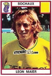 Figurina Leon Maier - Football France 1975-1976 n. 291 - Panini