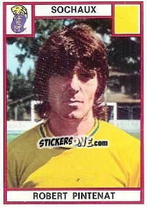 Figurina Robert Pintenat - Football France 1975-1976 - Panini