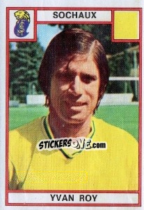 Figurina Yvan Roy - Football France 1975-1976 - Panini