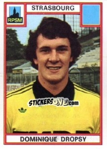 Figurina Dominique Dropsy - Football France 1975-1976 - Panini