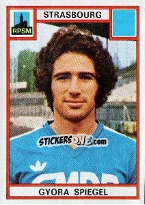 Sticker Gyora Spiegel - Football France 1975-1976 n. 297 - Panini