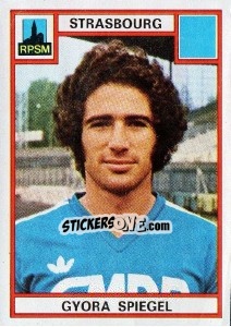 Figurina Gyora Spiegel - Football France 1975-1976 - Panini