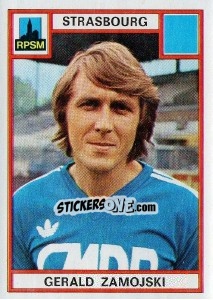 Figurina Gerald Zamojski - Football France 1975-1976 - Panini