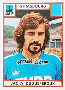 Sticker Jacky Dugueperoux - Football France 1975-1976 n. 300 - Panini