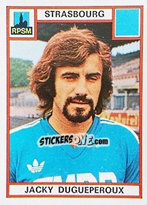 Figurina Jacky Dugueperoux - Football France 1975-1976 - Panini