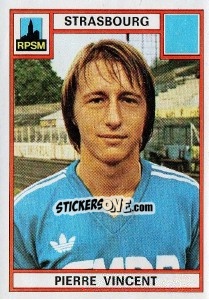 Cromo Pierre Vincent - Football France 1975-1976 - Panini