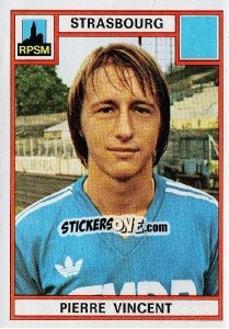 Figurina Pierre Vincent - Football France 1975-1976 - Panini