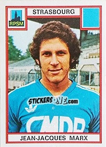 Figurina Jean-Jacques Marx - Football France 1975-1976 - Panini