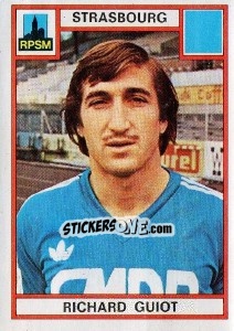 Sticker Richard Guiot - Football France 1975-1976 - Panini
