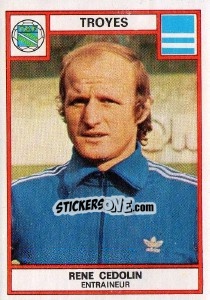 Figurina Rene Cedolin - Football France 1975-1976 - Panini
