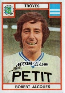 Sticker Robert Jacques - Football France 1975-1976 - Panini