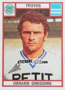 Sticker Gerard Gregoire - Football France 1975-1976 - Panini