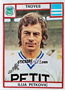 Sticker Ilija Petkovic - Football France 1975-1976 - Panini