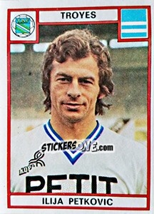 Sticker Ilija Petkovic - Football France 1975-1976 n. 324 - Panini