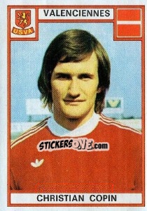 Sticker Christian Copin - Football France 1975-1976 n. 332 - Panini