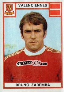 Sticker Bruno Zaremba - Football France 1975-1976 - Panini