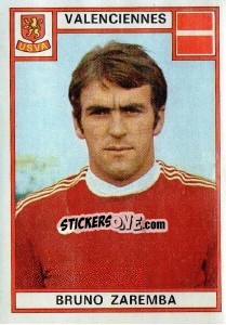 Cromo Bruno Zaremba - Football France 1975-1976 n. 344 - Panini