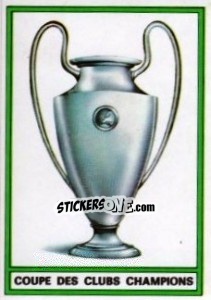 Sticker European Cup - Football France 1975-1976 - Panini