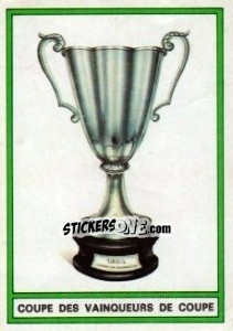Sticker European Cup Winners Cup - Football France 1975-1976 - Panini