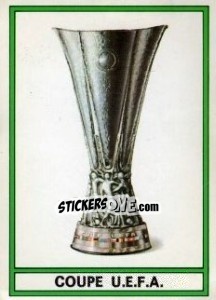 Cromo UEFA Cup - Football France 1975-1976 - Panini